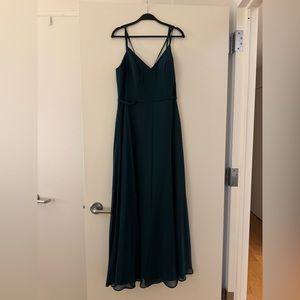Azazie Janine Dress - Pine